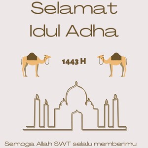 15 Kartu Ucapan Idul Adha 2022 Terbaru, Bahasa Inggris dan Indonesia