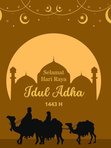 Kartu Ucapan Selamat Hari Raya Idul Adha 2022