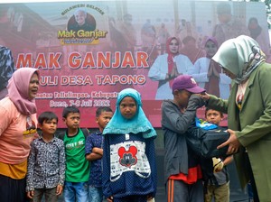 Yuddin-Nursabbi, 2 Anak SD Bone Bikin Mak Ganjar Tergerak Gelar Baksos