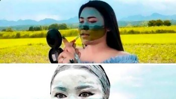 Lagi jalan, tiba-tiba ada orang yang dikenal. Auto kamuflase deh biar gak ketahuan. Foto: Bored Panda