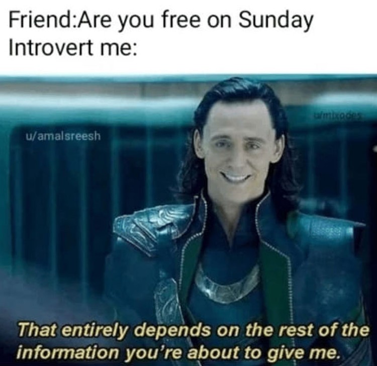 Meme introvert Meme introvert