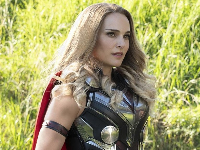Natalie Portman di film Thor: Love and Thunder.