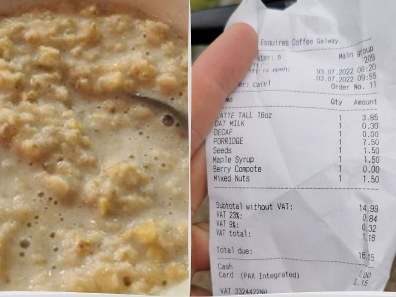 Pelanggan merasa ditipu beli kopi dan bubur seharga Rp 245 ribu