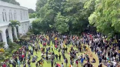 Demonstran Serbu Rumah Presiden Sri Lanka, Tuntut Segera Mundur!