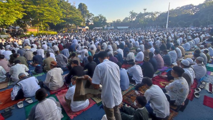Suasana Salat Idul Adha (Rizky-detikcom)