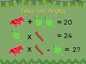 Teka-teki di Hari Idul Adha, Latih Kemampuan Berhitung Usai Santap Daging
