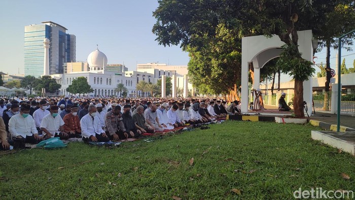 JK hingga Lukman Hakim Salat Id di Masjid Al Azhar