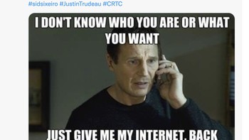 Aku tidak tahu siapa kamu atau apa maumu, pokoknya pulihkan koneksi! Foto: Twitter