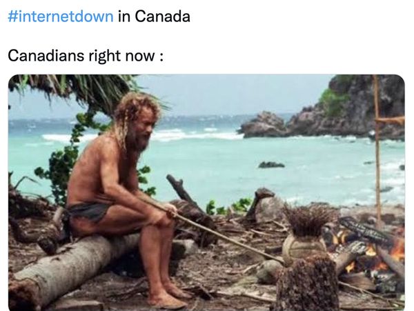 Kiamat Internet di Kanada Jadi Bahan Meme Kocak