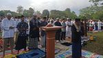 Melihat Pelaksanaan Salat Idul Fitri di Lapangan Lumintang Denpasar