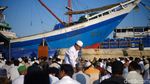Potret Pelaksaaan Salat Idul Adha di Pelabuhan Sunda Kelapa