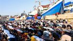 Potret Pelaksaaan Salat Idul Adha di Pelabuhan Sunda Kelapa