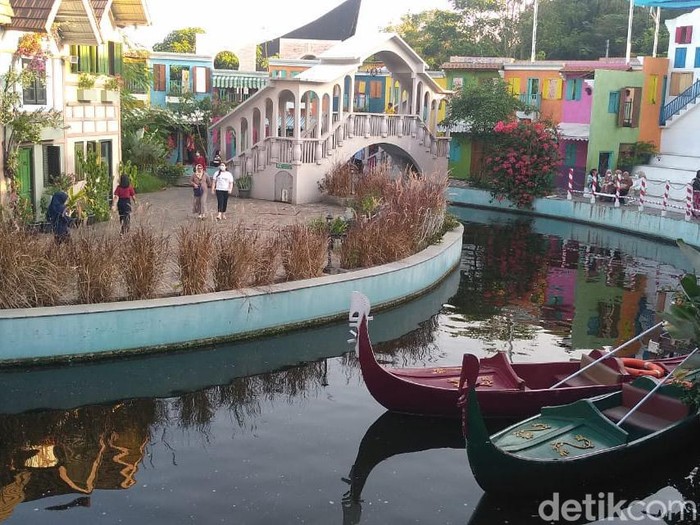 Suasana di Dusun Semilir, objek wisata di Kelurahan Bawen, Kecamatan Ngemplak, Kabupaten Semarang, Minggu (10/7/2022).