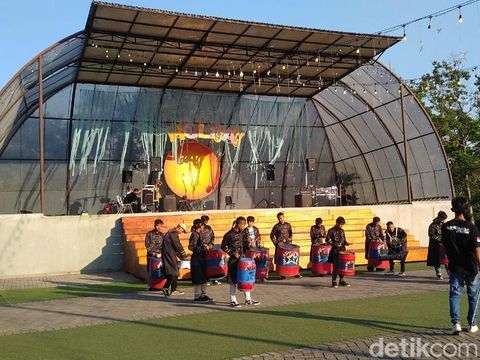 Suasana di Dusun Semilir, objek wisata di Kelurahan Bawen, Kecamatan Ngemplak, Kabupaten Semarang, Minggu (10/7/2022).