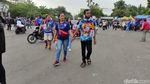 Potret Aremania Dukung Singo Edan Agar Lolos ke Final Piala Presiden