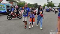 Aremania datang ke Stadion Kanjuruhan/Foto: M Bagus Ibrahim/detikJatim