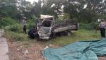 Wujud Mobil Terbakar yang Tewaskan 4 Suporter Timnas di Subang
