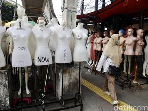 Begini Suasana Pasar Tanah Abang Setelah Idul Adha