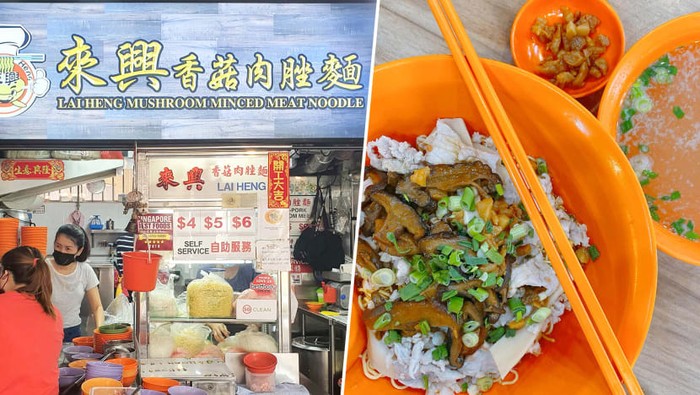 Kedai Mie Ayam laris di Singapura