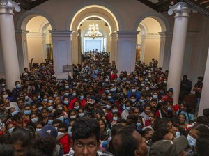 Mundurnya Presiden Sri Lanka Usai Demonstran Duduki Istana