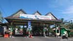 Kerusakan di Tempat Pemungutan Retribusi Parangtritis Usai Ditabrak Mobil
