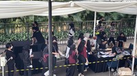Tidak ada antrean menumpuk dan mengikuti anjuran Mecimapro sebagai promotor. Foto: (dok. Dinda Islami/detikcom)
