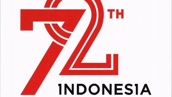 Tema HUT RI ke-72 Indonesia Kerja Bersama. Foto: Setneg RI