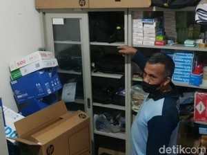 SMP di Pasuruan Dibobol Maling, CCTV hingga Kotak Amal Raib