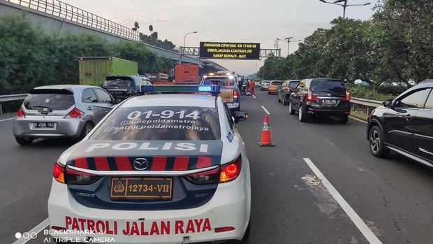 Mobil kecelakaan di Tol Jagorawi Arah Bogor