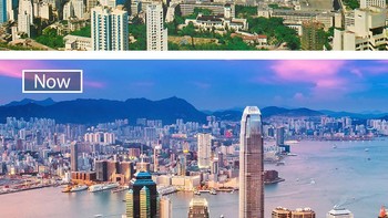 Ini Hong Kong dulu dan sekarang. Foto: Boredpanda