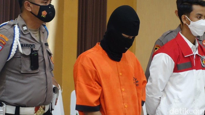 Polda DIY jumpa pers kasus pedofil, Senin (11/7/2022).