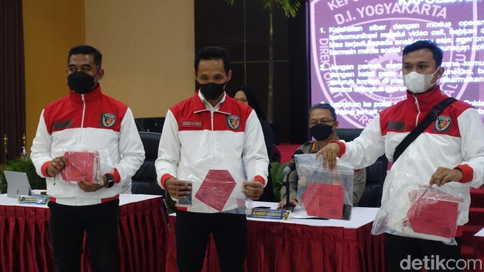 Polda DIY jumpa pers kasus pedofil, Senin (11/7/2022).