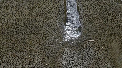 Foto Meksiko yang Dilanda Kekeringan Hebat, Danau Menyusut-Tanah Retak