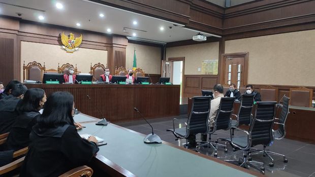 Sidang tuntutan Teddy Tjokro (Wilda-detikcom)