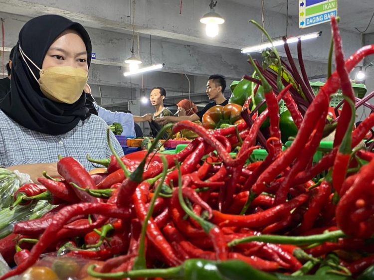 Harga Cabai yang Masih Pedas di Bandung