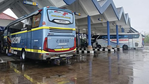 Suasana Terminal Mengwi, Badung, Bali, Senin (11/7/2022).