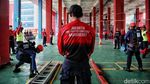 Begini Ekspresi Pasukan Damkar Jakarta Saat Adu Ketangkasan