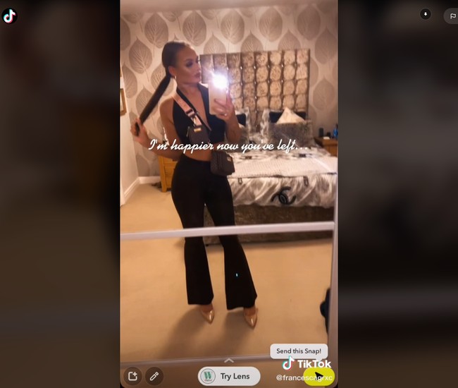 Sejauh ini, Francesca menyukai apa yang dilakukannya bahkan ketika banyak orang menganggap profesi itu kotor dan berat. Aku menyukai pekerjaanku dan aku akan melakukannya selamanya, kata Francesca.Foto: Dok. TikTok