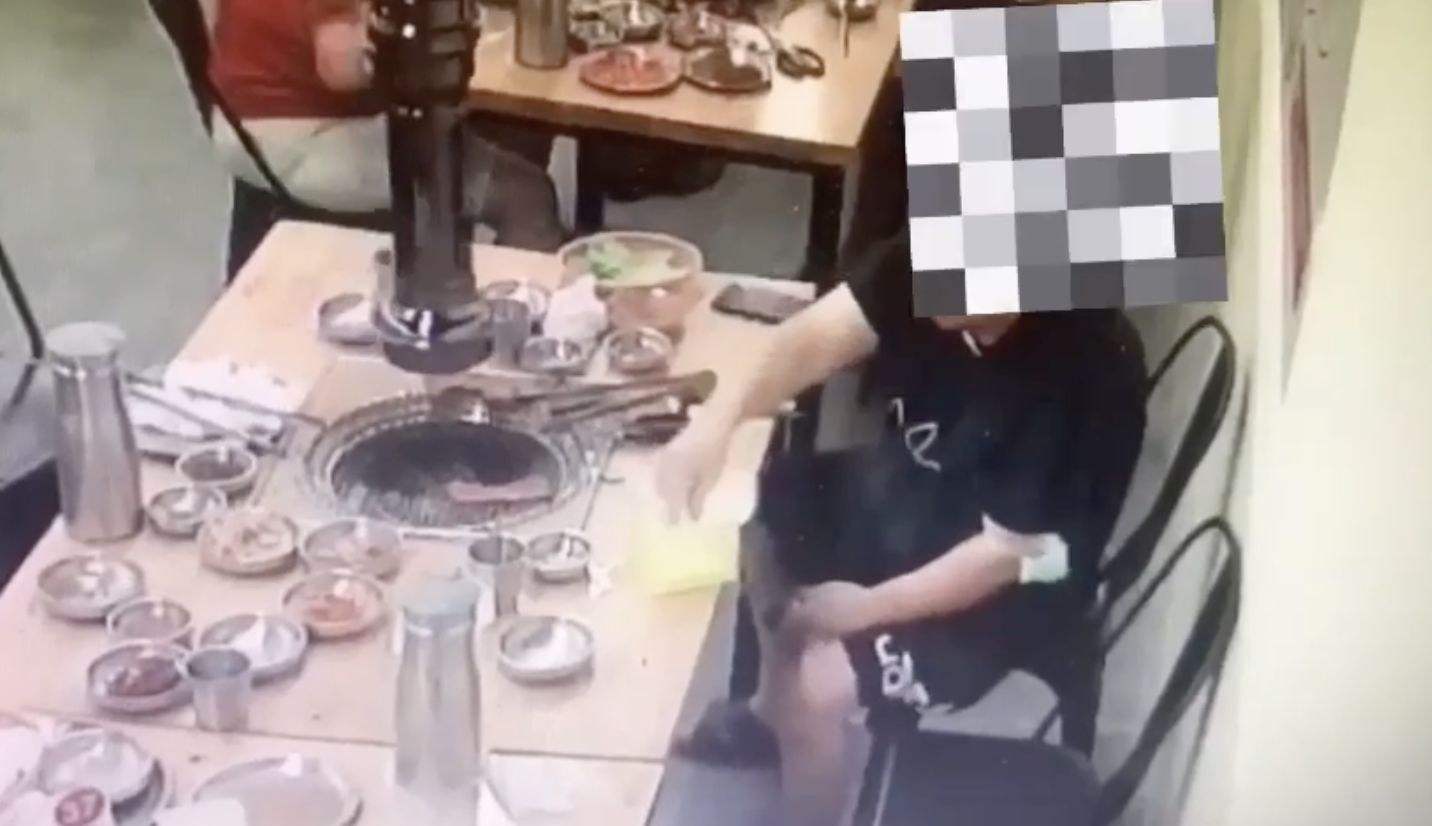 Kacau! Pria Ini Curi 5 Set Piring dan Alat Makan dari Resto BBQ Korea