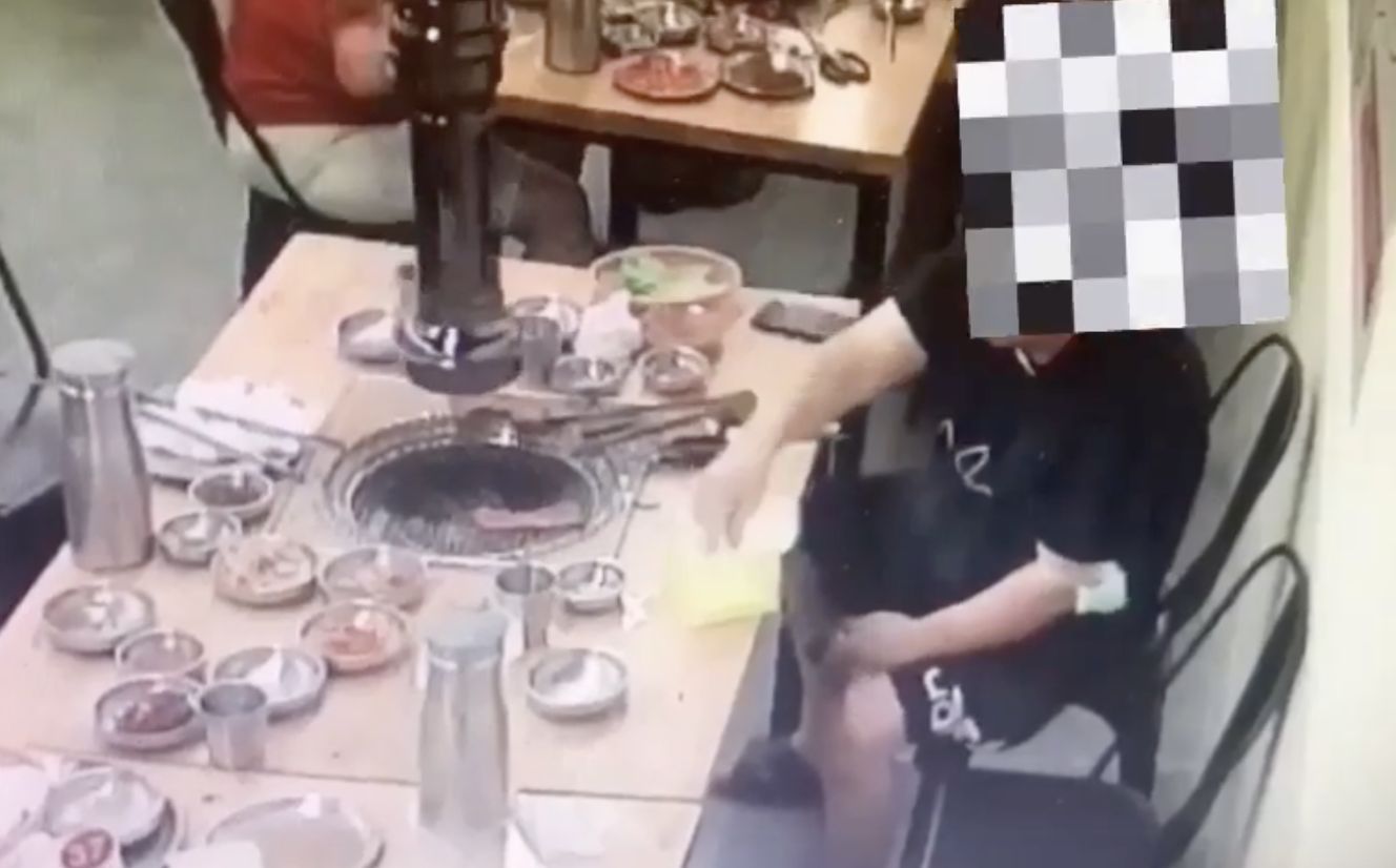 Kacau! Pria Ini Curi 5 Set Piring dan Alat Makan dari Resto BBQ Korea