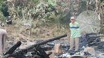 Melihat Sisa Kebakaran Hebat di Kampung Adat Kuta Ciamis