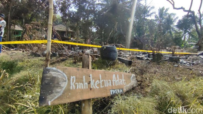 Kondisi Kampung Adat Kuta di Tambaksari Ciamis pascakebakaran