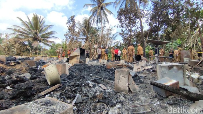 Kondisi Kampung Adat Kuta di Tambaksari Ciamis pascakebakaran