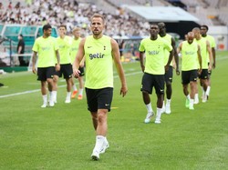 Skuad Tottenham Hotspur sedang jalani latihan pramusim di Korea Seatan. Itu dalam persiapan dimulainya Liga Inggris musim 2022/2023 pada 6 Agustus mendatang (Tottenham Hotspur FC via Getty I/Tottenham Hotspur FC)