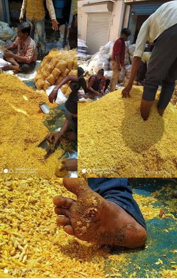 Hii 10 Penjual Jajanan Kali Lima Di India Ini Aduk Makanan Pakai Tangan