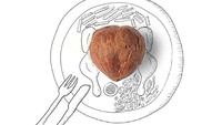 Ahmad mengaku bahwa ia membutuhkan waktu sekitar satu bulan untuk memikirkan jenis makanan apa yang cocok untuk mewakili karyanya, dan dia memilih kacang sebagai ciri khas karyanya. Foto: Instagram @mokassarart