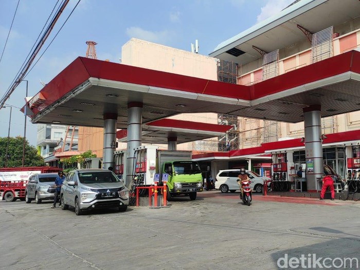 SPBU di Kota Tegal, Selasa (12/7/2022).