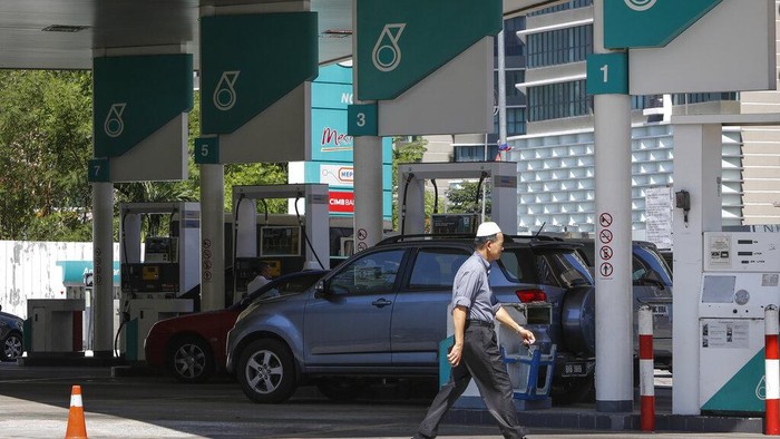 SPBU Petronas di Kuala Lumpur, Malaysia (AP Photo/Joshua Paul)