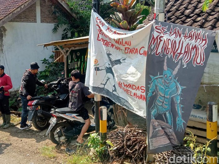 Suasana Desa Wadas, Purworejo, Selasa (12/7/2022).