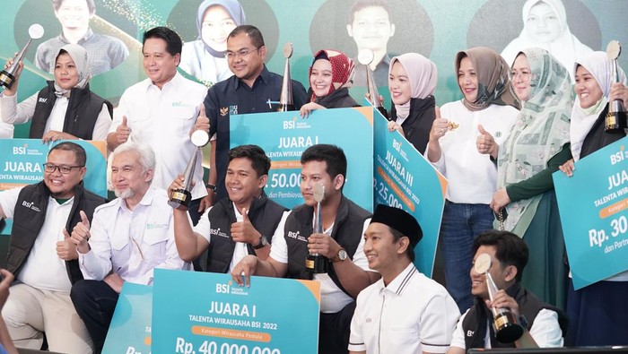 PT Bank Syariah Indonesia Tbk (BSI) berupaya mendorong para pelaku UMKM untuk naik kelas lewat progrm talenta wirausaha.